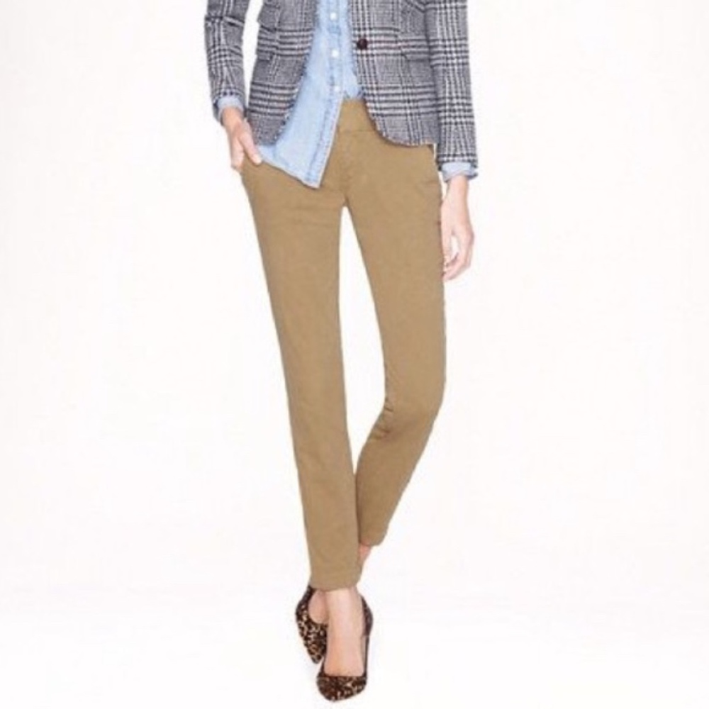 J.Crew Frankie Stretch Chino Khaki Pants